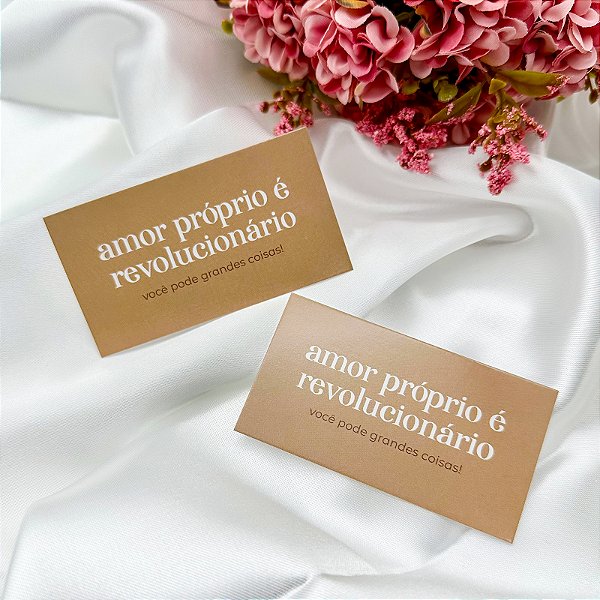 10un Cartão "Amor Próprio é Revolucionário" Nude