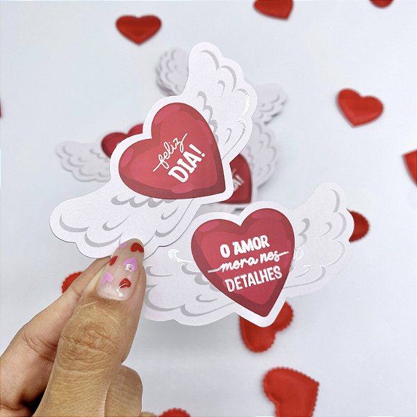 10un Cartão "Asas" - Coleção Dia dos Namorados