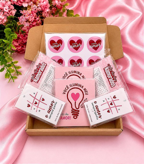 Kit Dia dos Namorados - Rosa