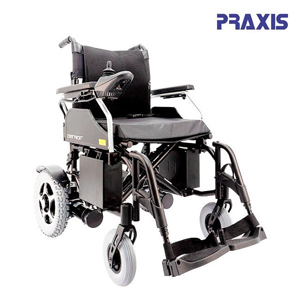 Cadeira de Rodas Motorizada Alumínio 120Kg Dobrável Detroit Comfort