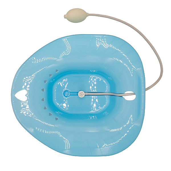 Bacia de Banho de Assento Azul Longevitech