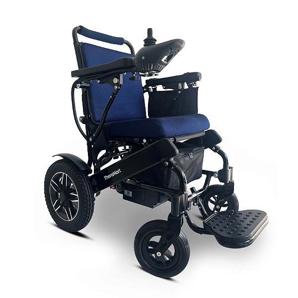 Cadeira de Rodas Motorizada Dobrável 120Kg Therarider Plus Theramart