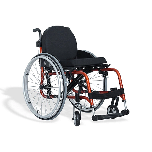 Cadeira de Rodas Dobrável Monobloco Lite X 120Kg Ultraleve Ortobras