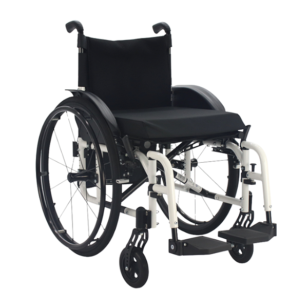 Cadeira de Rodas Dobrável Monobloco Aluminio 115Kg Leve Sófia Praxis