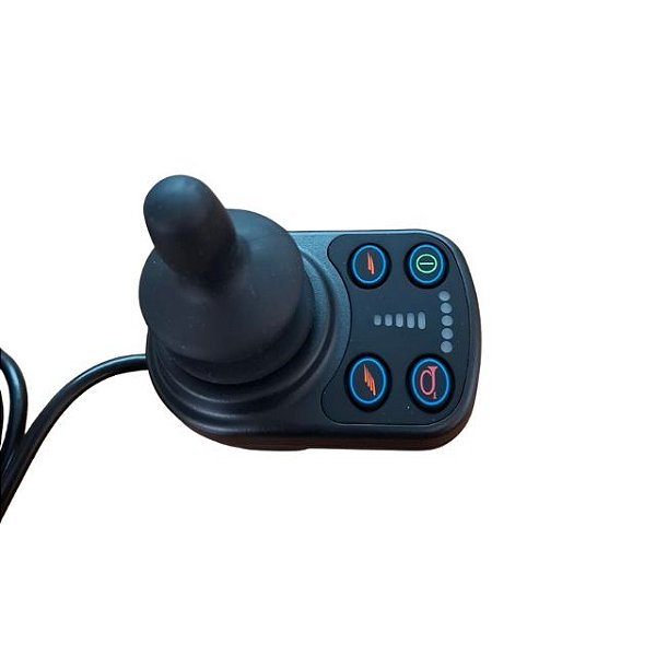 Joystick Vr2 Cadeira De Rodas Ortobras Motorizada Elétrica com Conexão Amarela