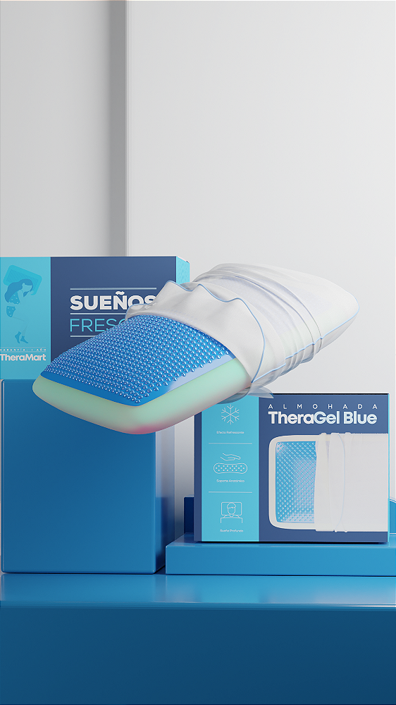 Travesseiro Theragel Blue Theramart
