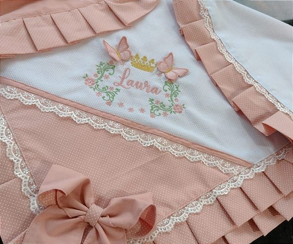 Manta em Piquet forrada