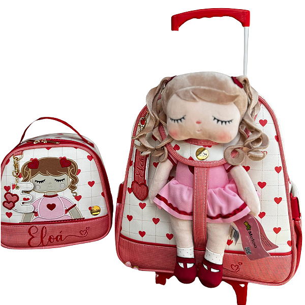 Kit Escolar Mochila e Lancheira Metto