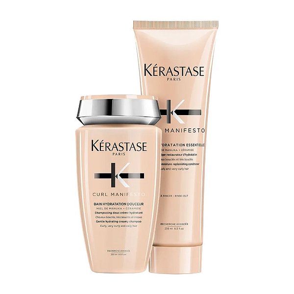 Kit Kérastase Curl Manifesto - Shampoo e Condicionador para Cabelos Cacheados