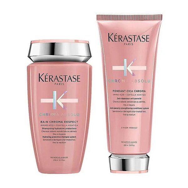 Kit Kérastase Chroma Absolu Shampoo e Condicionador - Para Cabelos Coloridos