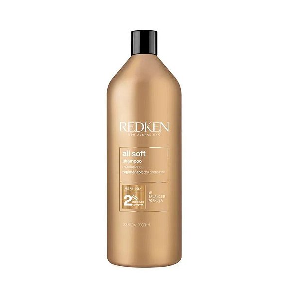Redken All Soft - Shampoo Hidratante - 1L