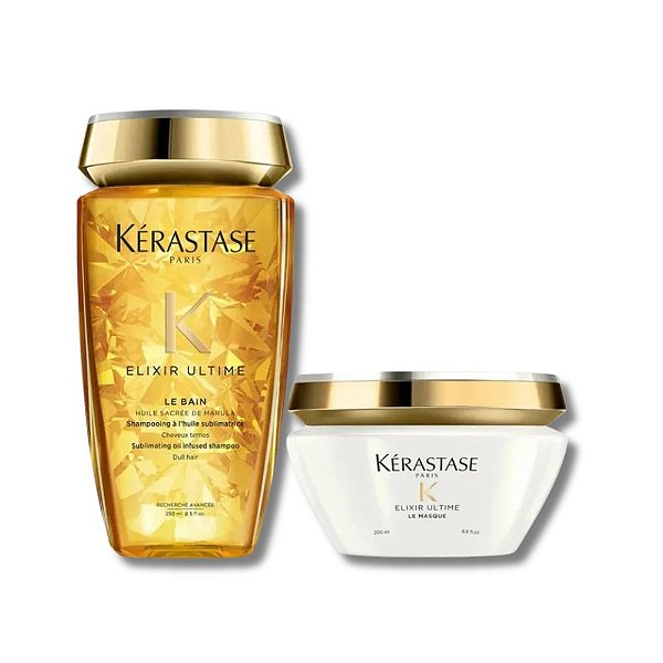 Kit Kérastase Elixir Ultime - Shampoo 250ml e Máscara 200ml