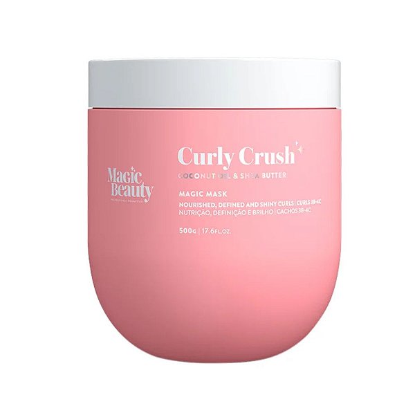 Magic Beauty Curly Crush Máscara 3b a 4c 500g