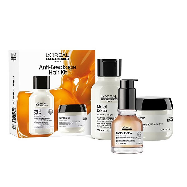 L'Oréal Professionnel Metal Detox Kit Viagem - Shampo + Máscara e Óleo