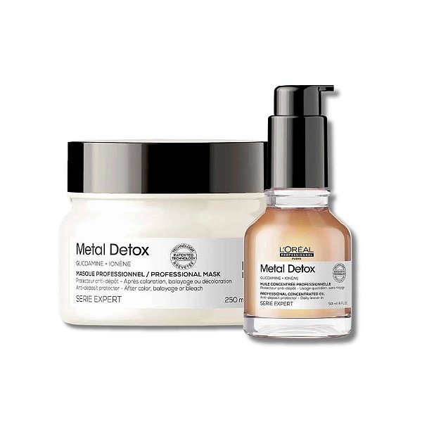 L'Oréal Professionnel Kit Metal Detox Duo - Máscara e Óleo