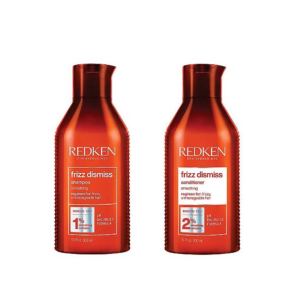 Kit Redken Frizz Dismiss – Shampoo 300ml e Condicionador 300ml