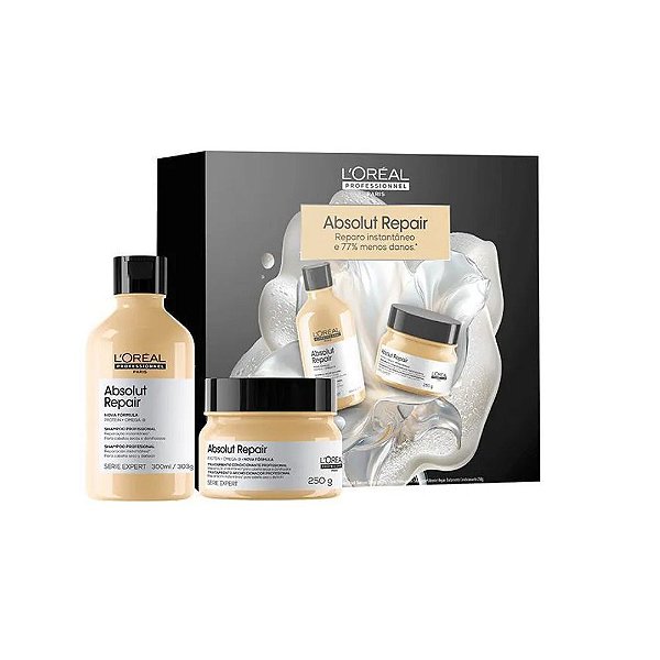 Kit Absolut Repair Máscara 250ml + Shampoo 300ml