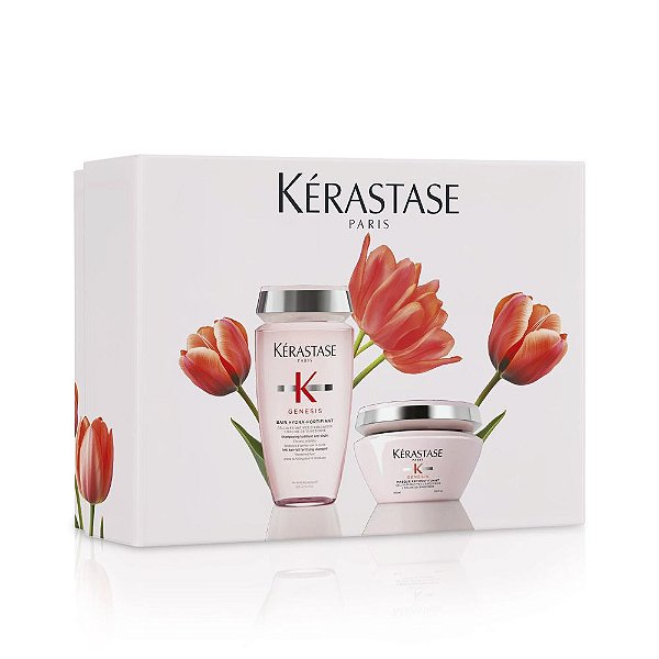 Kit Kérastase Genesis Presenteável - Shampoo Hydra 250g e Máscara 200g