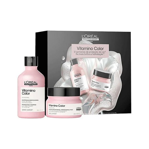 L'Oréal Professionnel Kit Vitamino Color Shampoo 300ml + Máscara 250ml