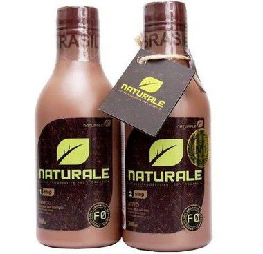 Naturale Escova Progressiva Orgânica 2x300ml Sem Formol