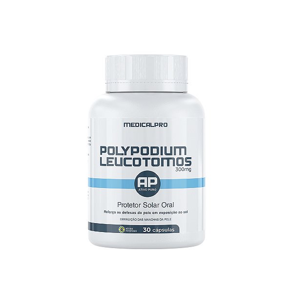 Polypodium Leucotomos 300mg Fotoprotetor Solar + Antimelasma 30 caps