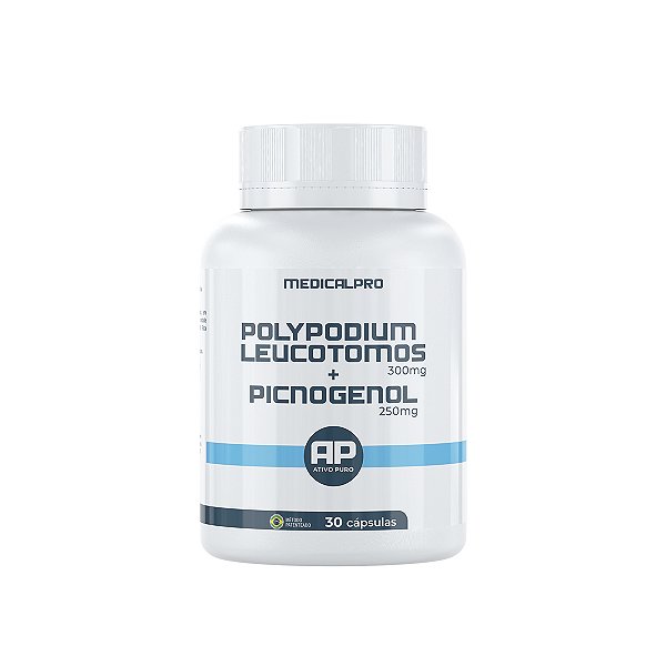 Anti Melasma Polypodium Leucotomos 300mg + Picnogenol 250mg 30 Capsulas