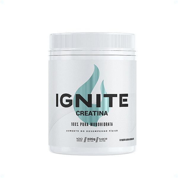Creatina Ignite 300g Pura Monohidratada Sabor Neutro