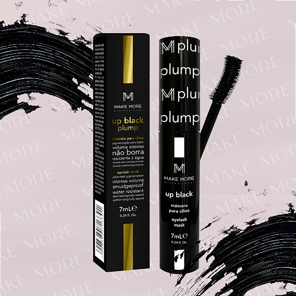 Máscara de cílios Up Black Plump