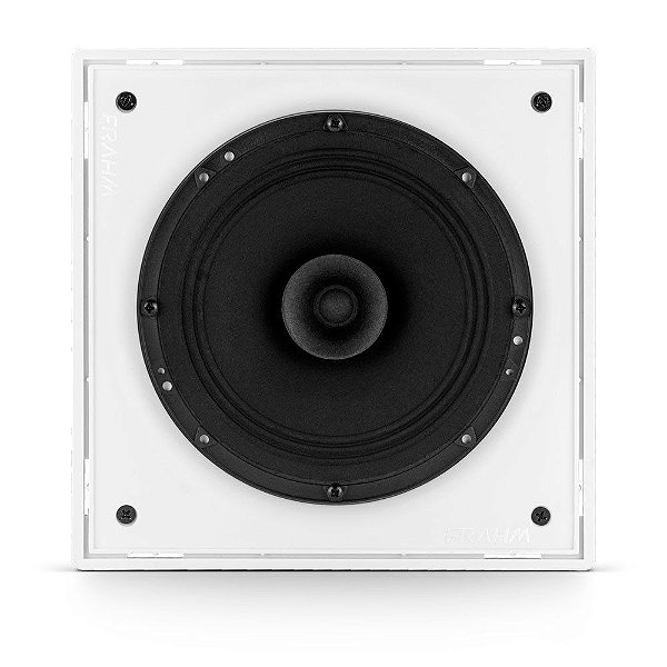 Caixa Acústica de Embutir Frahm 6"FR 40W Quadrada - Branco