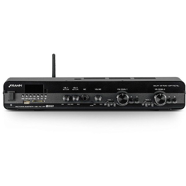 Amplificador Receiver para Som Ambiente Frahm Slim 2700 Optical G3 - 160W