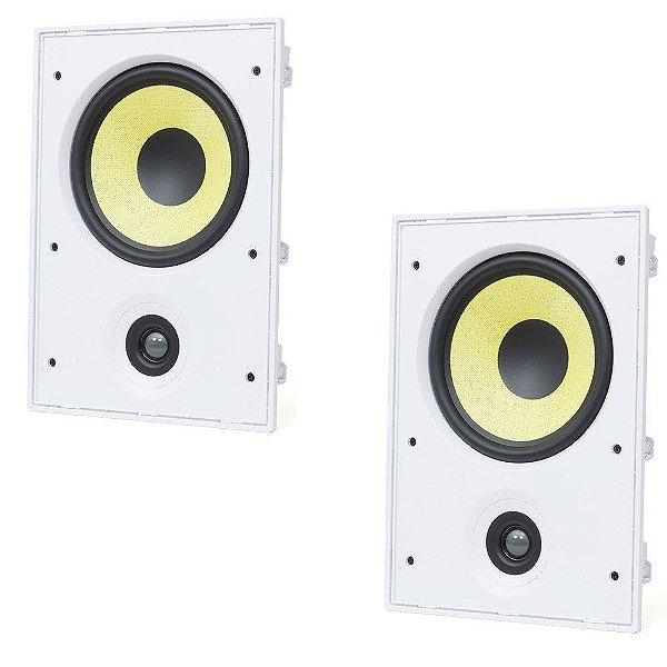 Kit 2 Caixas de Embutir JBL CI8R 100W RMS - Branco