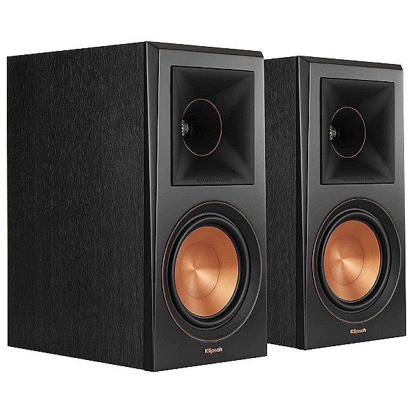 Par de Caixa Acústica Bookshelf Klipsch RP-160M 100/400W - Preto