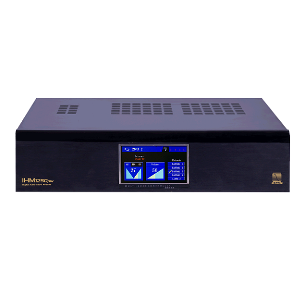 Amplificador Multiroom GR Savage IHM1250 - 6 Zonas 600W - Display Touch 4.3"