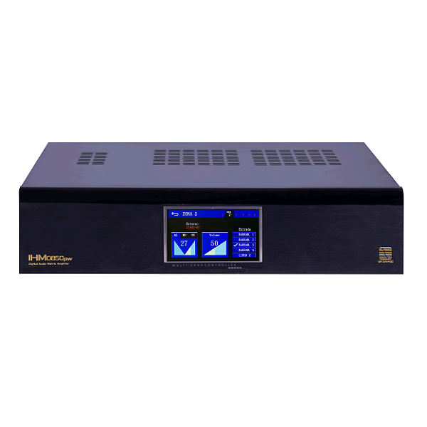 Amplificador Multiroom Savage IHM 0850 com 4 Zonas Estéreo e 2 Zonas Pré-Amp - Bivolt