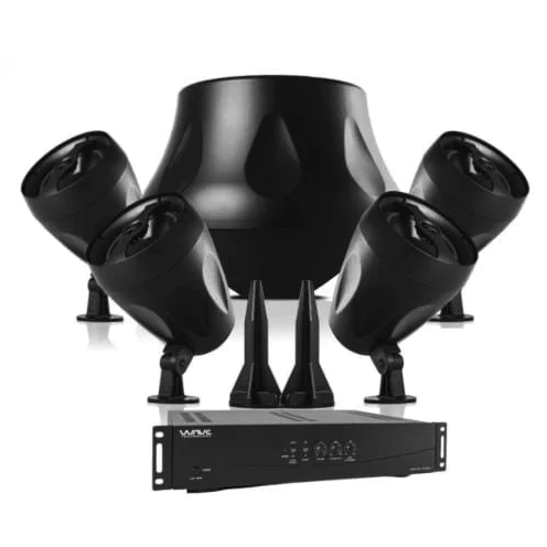 Kit de Jardim WaveOne 2 | Sistema 2.1 Ampliado com 2 Pares de Caixas