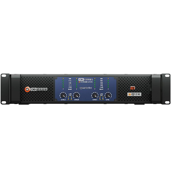 Amplificador DB Series Q 12K 12000W 2 Ohms - 4 canais