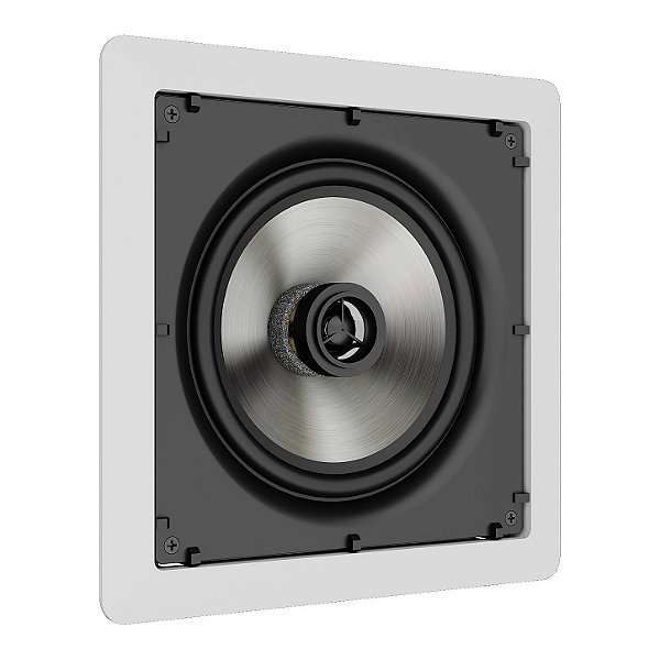 Caixa de Som de Embutir Quadrada Loud Áudio SQ6-50 6" 50W 2 Vias com Tweeter Pivotante