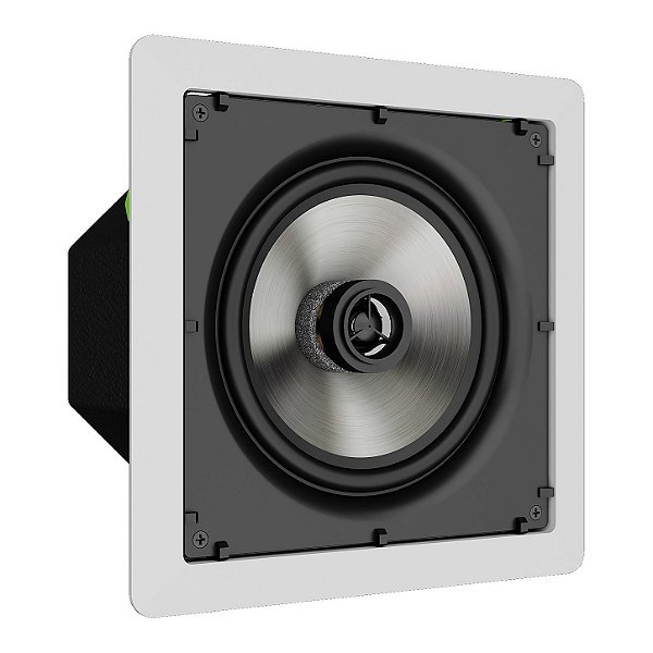 Caixa de Som de Embutir Quadrada Loud Áudio SQ6-50 BB 6" 50W com Back Box Fechamento Traseiro