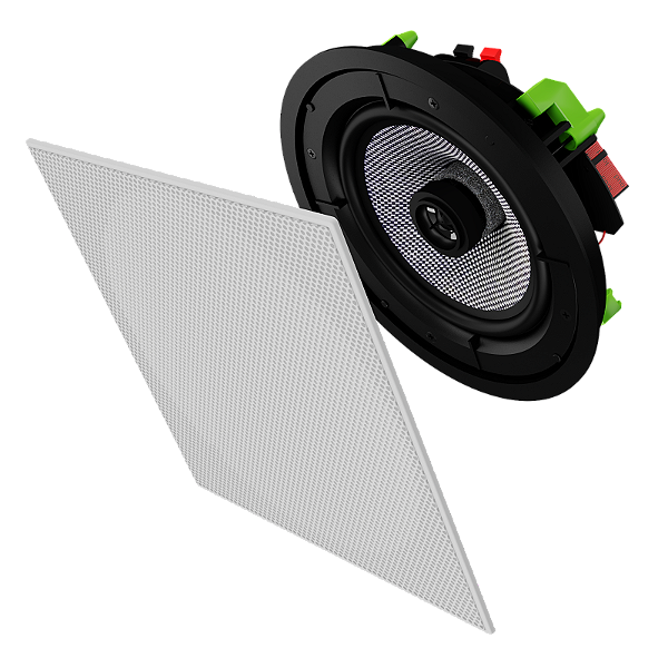 Caixa Acústica de Embutir Quadrada Loud Áudio SQR6-120 120W RMS Borderless