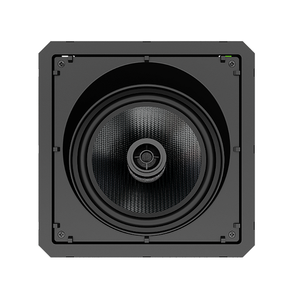 Caixa Acústica de Embutir Angulada Quadrada Loud Áudio CLK6-120 120W RMS Borderless