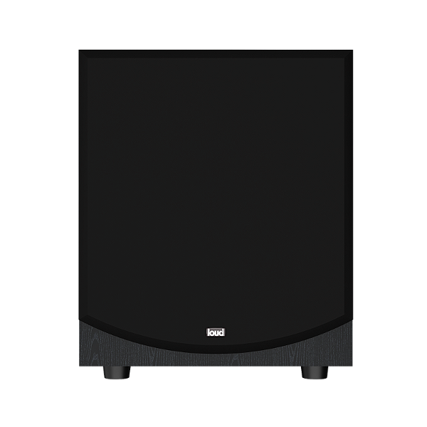 Subwoofer Ativo Loud Áudio SW 1000C 10" 180W RMS para Home Theater Duto Direcionado ao Piso Bivolt