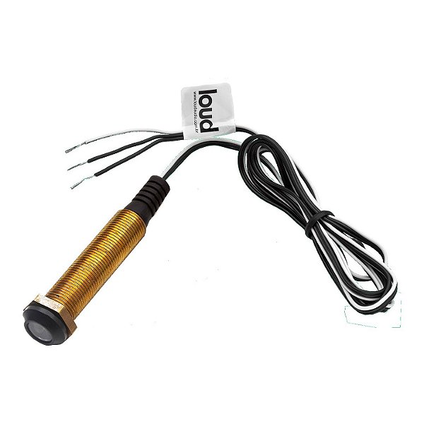 Repetidor de Infravermelho de Embutir Loud Áudio IRR RD 2 Redondo Microprocessado em Tubo de Latão