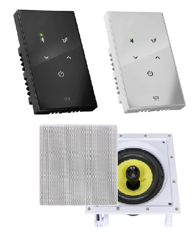 Kit Amplificador DB Wall 120W RMS + 2 Caixas de Embutir JBL CI6S PLUS 160W RMS