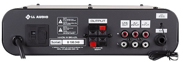 Amplificador Compacto SA 100 BT com Bluetooth 5.0 e 100W de Potência