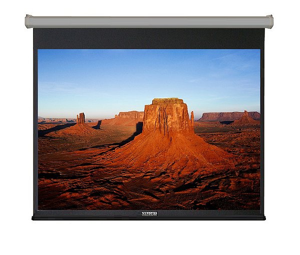 Tela de Projeção Nardelli 106" HDTV 16:9 Elétrica Standard Não Tensionada - Qualidade Premium