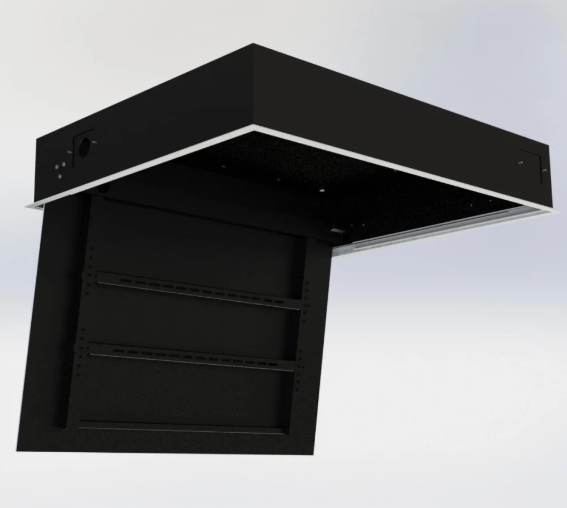 Flap TV Kayzen Tech 1000 para TV 100" - Sistema Quádruplo com Controle CNC