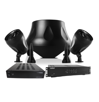 Kit de Jardim WaveOne 3 | Sistema 2.1 Completo com 2 Pares de Caixas