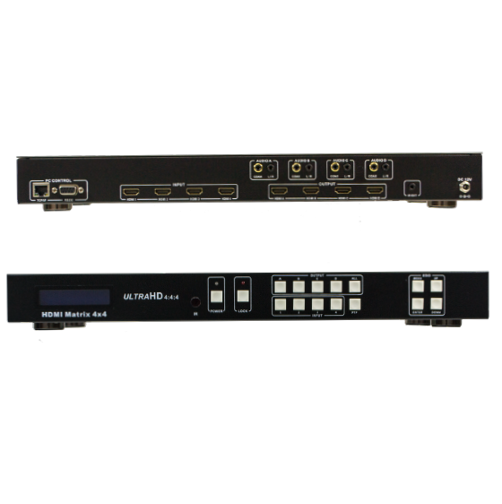 Matriz de Vídeo HDMI 4x4 WaveOne WMX4X4 | Distribuição 4K HDR para Qualquer Ambiente