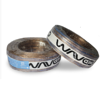 Cabo de Som WaveOne Action 2x1,5mm | 100% Cobre OFC - Rolo 100m Cristal