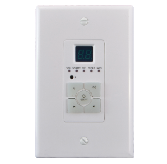 Keypad de Parede WaveOne WMR-KP1 para Controle Multiroom | Painel com Display LED e IR